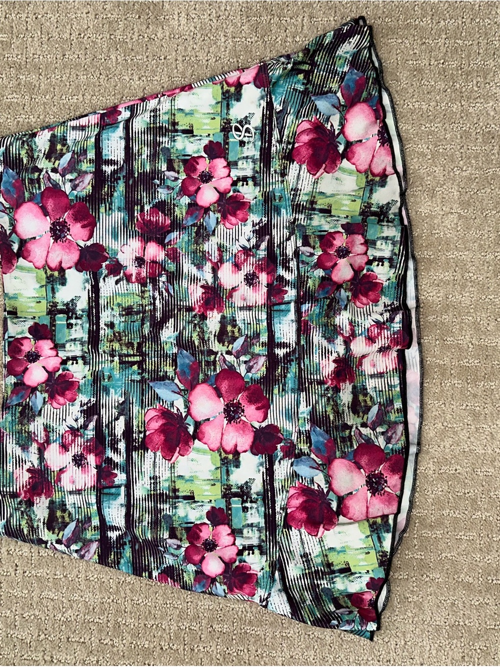 Floral Wrap Swim Sarong - Pink Floral